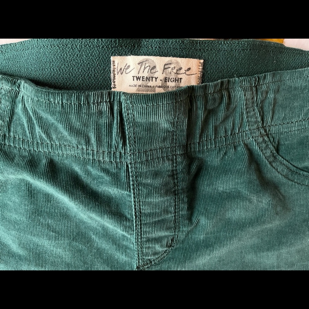 Free People corduroy flare pants!